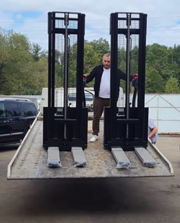 Тест-драйв складской техники на нашем складе в Ханты-Мансийске